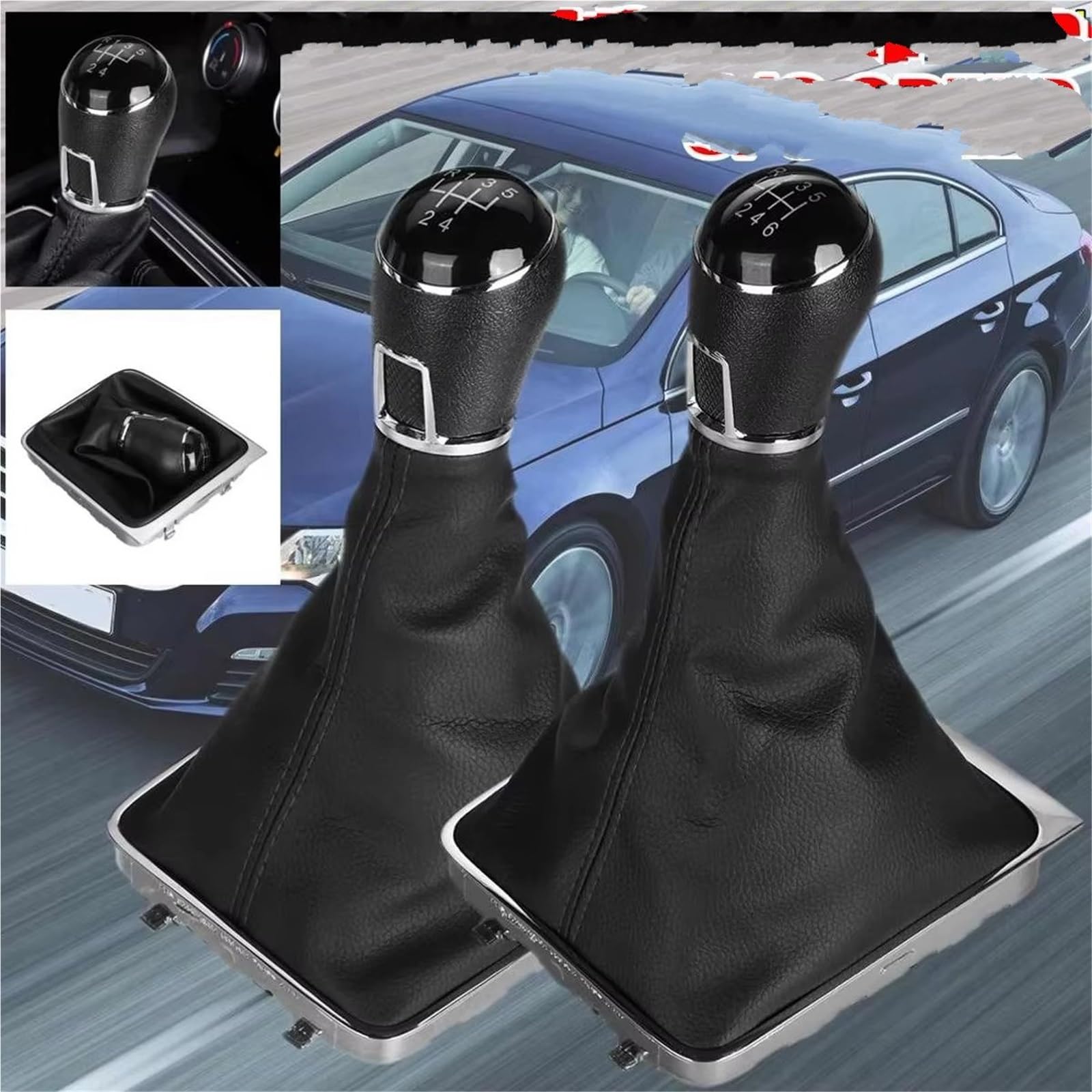 Pomelli Compatibile Con Passat Per B6 2005 2006 2007 2008 2009 2010 2011 2012 Cuffia Pomello Cambio A 6 Velocità