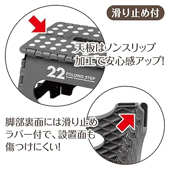 Amazon.co.jp: トレードワン(TRADE ONE) 踏み台 折りたたみ椅子