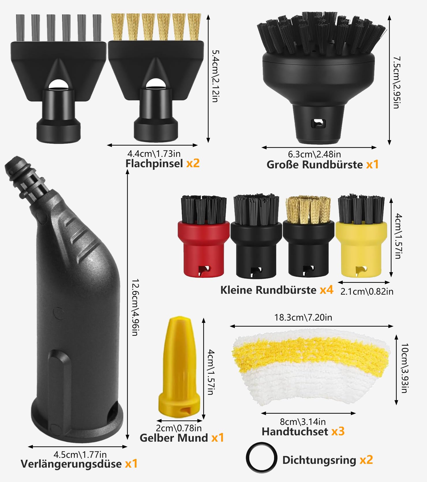 Accessoires de Nettoyeur Vapeur à Main SC1 SC2 Buse Puissante SC4 SC5
