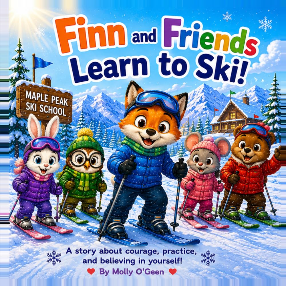 Finn and Friends Learn To Ski (The Finn The Fox Adventures)