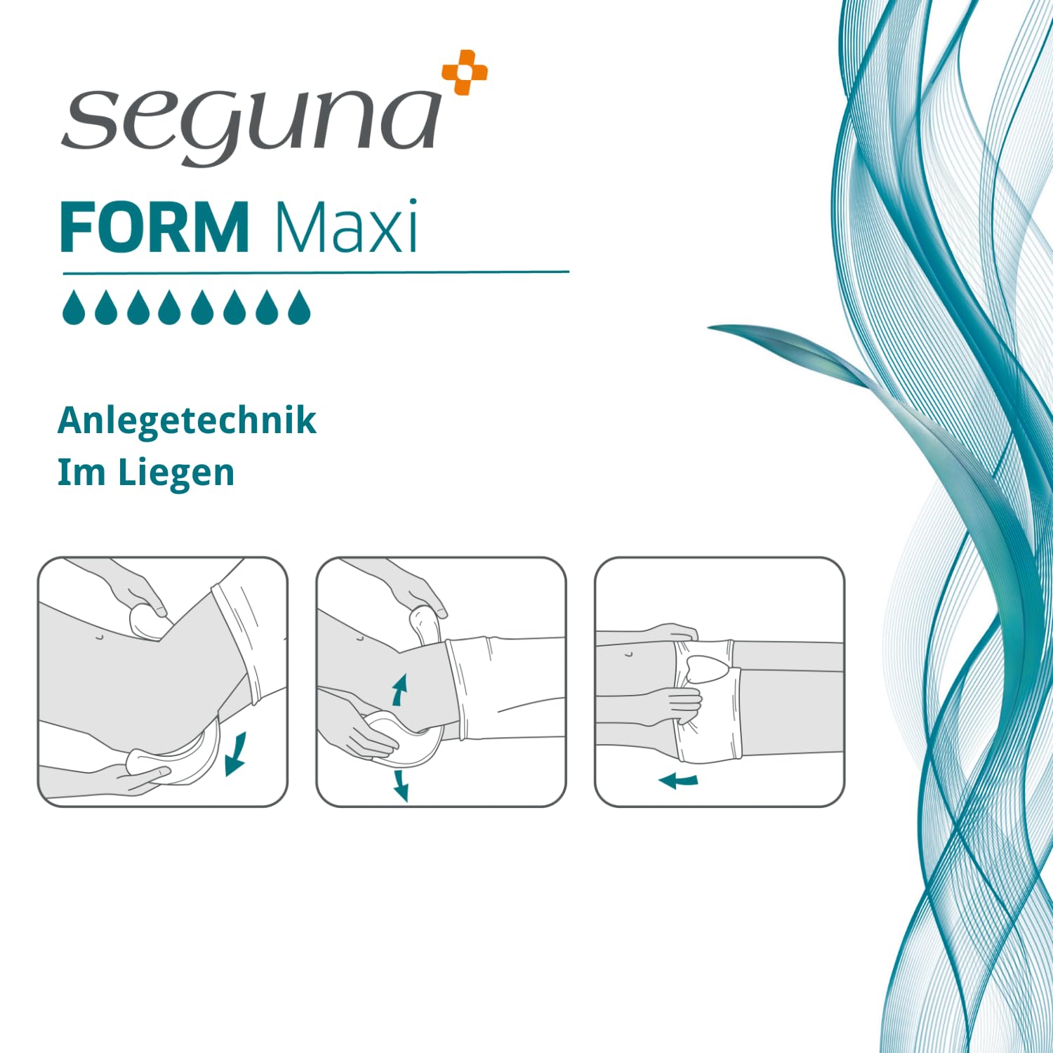 SEGUNA Form Maxi, Inkontinenzvorlagen für Frauen und Männer, Anatomische Vorlagen bei sehr schwerer Inkontinenz, Stuhlinkontinenz (Sparpaket (4 x 20 Stück))