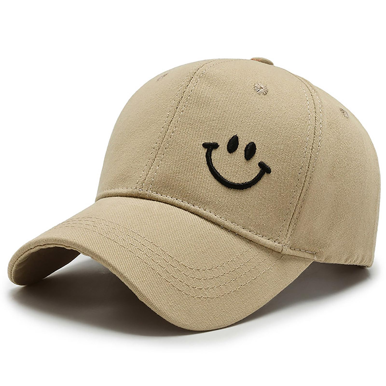 luckinsell スマイルキャップ(カーキ・56-60cm)