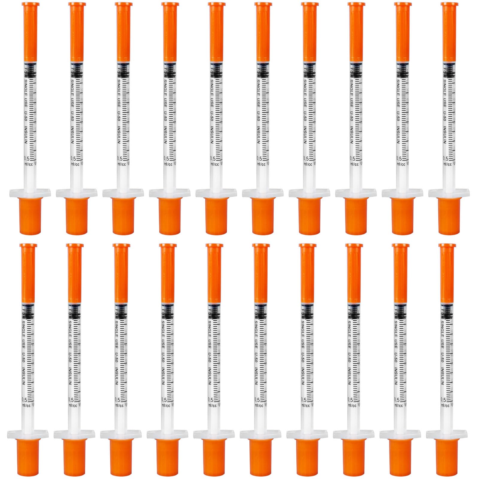 20Pack 1ml/cc with 31g x 13mm Multiple Uses Measuring Tools, Dispensing Measuring Tool, Laboratory Accessories, Individually Wrapped for Oil or Glue