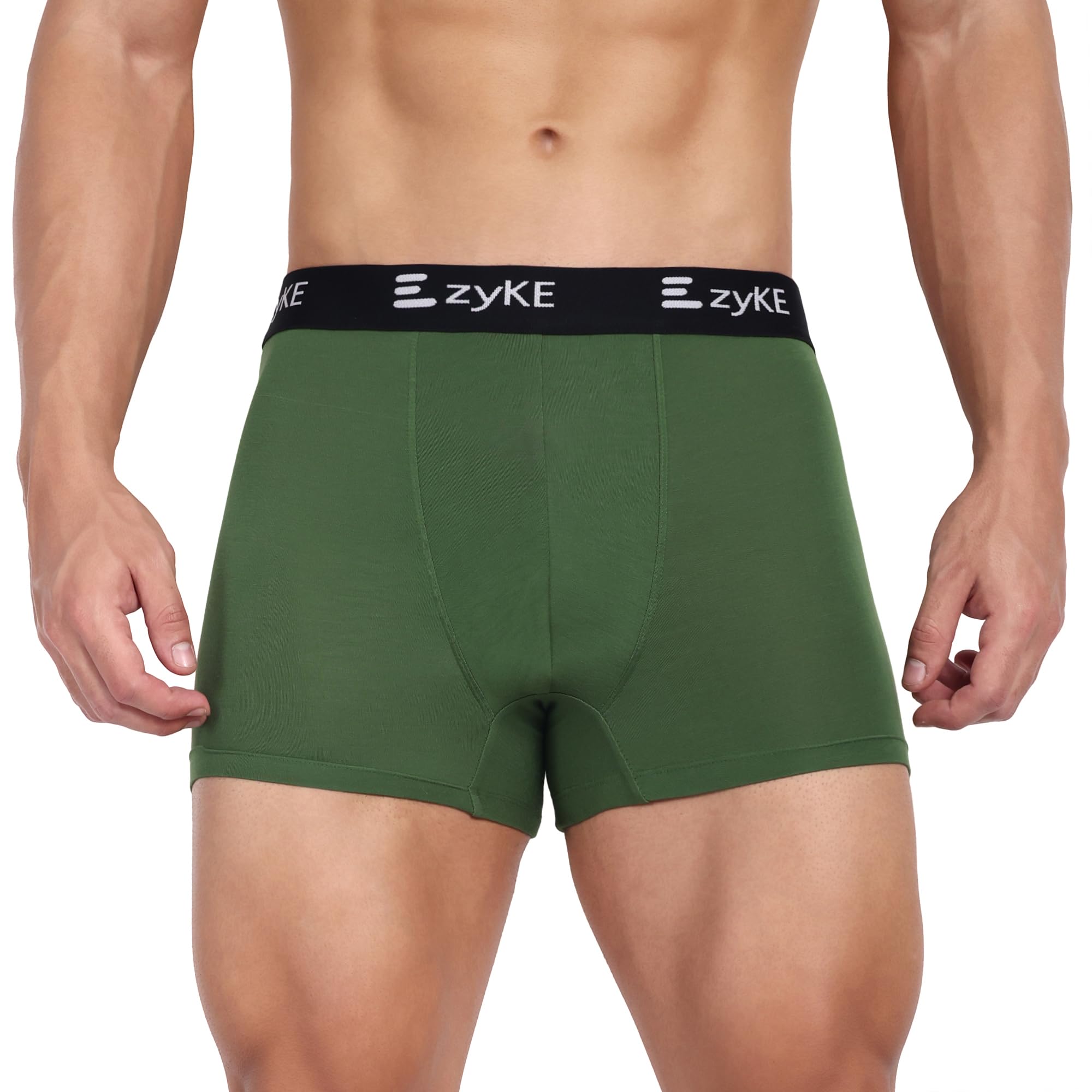 Men's Micro Modal Trunk Innerwear | 95% Modal 5% Elastane Stretch Underwear | Ultra Soft Waistband Anti-Bacterial Moisture Wicking Trunks for Men (Pack of 1)-image-13