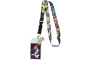 Space Jam ToonSquad Vs Monstars Cartoon Charm Character Lanyard Keychain for Keys
