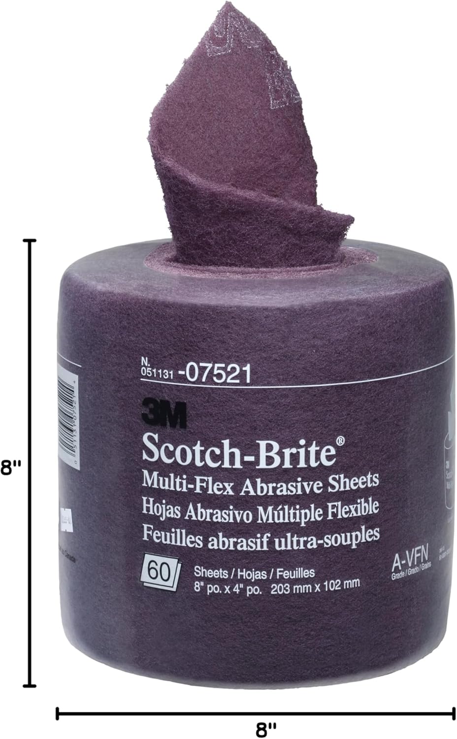 3M 07521 Multi-Flex Abrasive Sheet