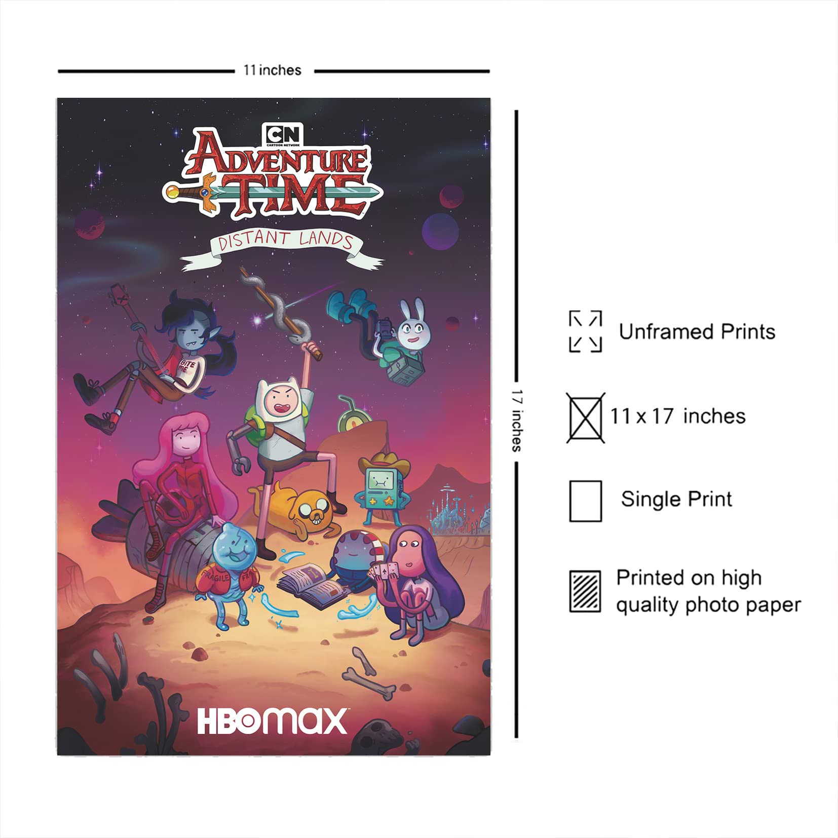 Amazon.com: XIHOO Christ-EZ Anime Cartoons Adventure Time Distant