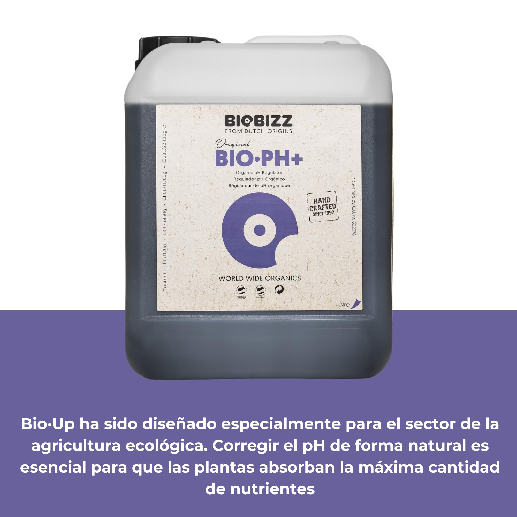 GROWMANIA Pacchetto Bio Up 5L + Boost Up + Misurino – Soluzione PH E Nutrienti Per Una Crescita Ottimale Delle Piante