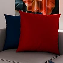 PETTI Artigiani Italiani – Coppia di Federe Cuscino 145×40 cm in Microfibra, Cuscini Arredo Camera da Letto, Divano, Set 2 Fodere Copricuscino, Federa Double Face Blu Bordeaux