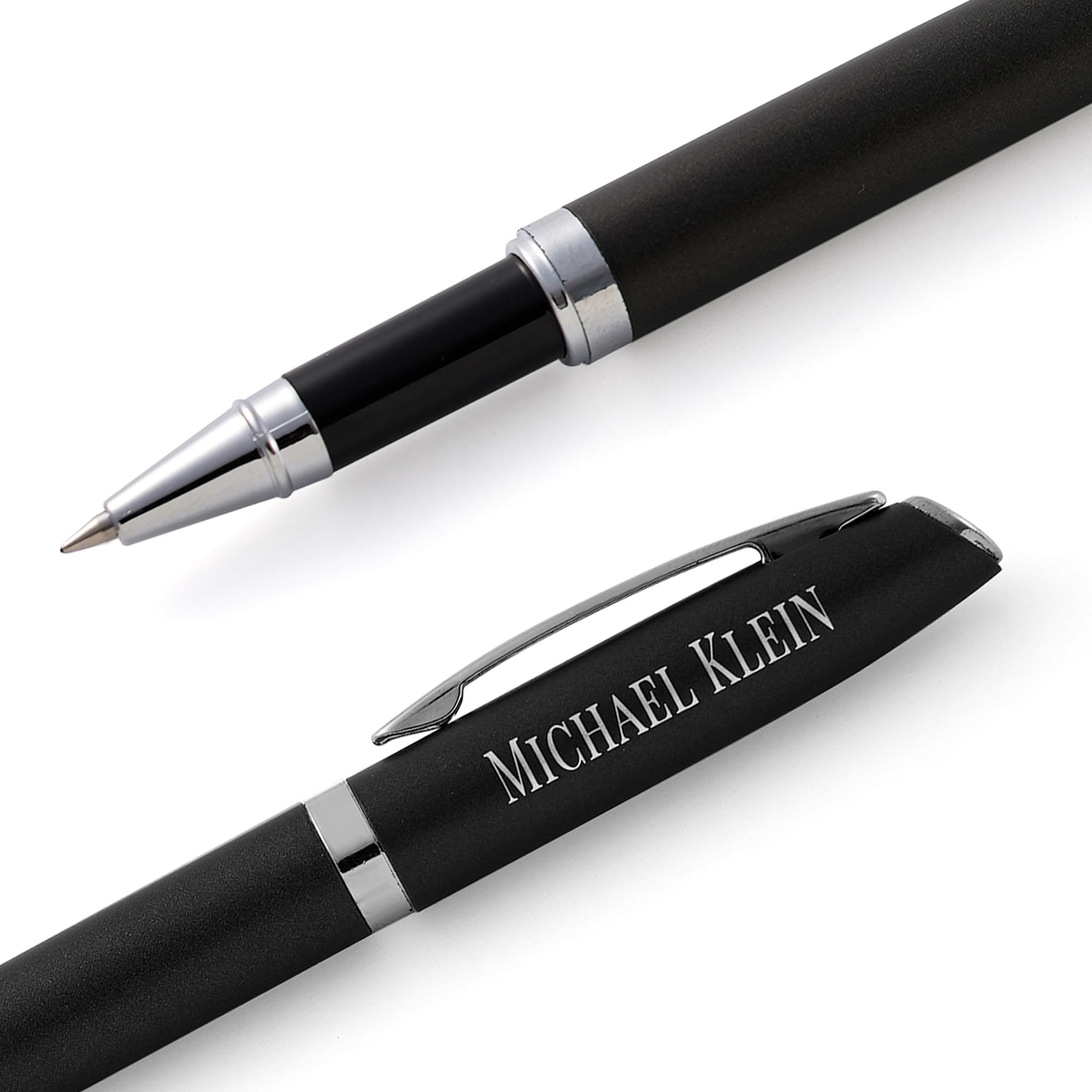 Juwelier Schönschmied - Schreibset mit Gravur & Wunschsymbolen Stift mit Gravur Inklusive Geschenk-Etui - Drehkugelschreiber & Rollerball (schwarzschreibend) Schreibset 2 PS2