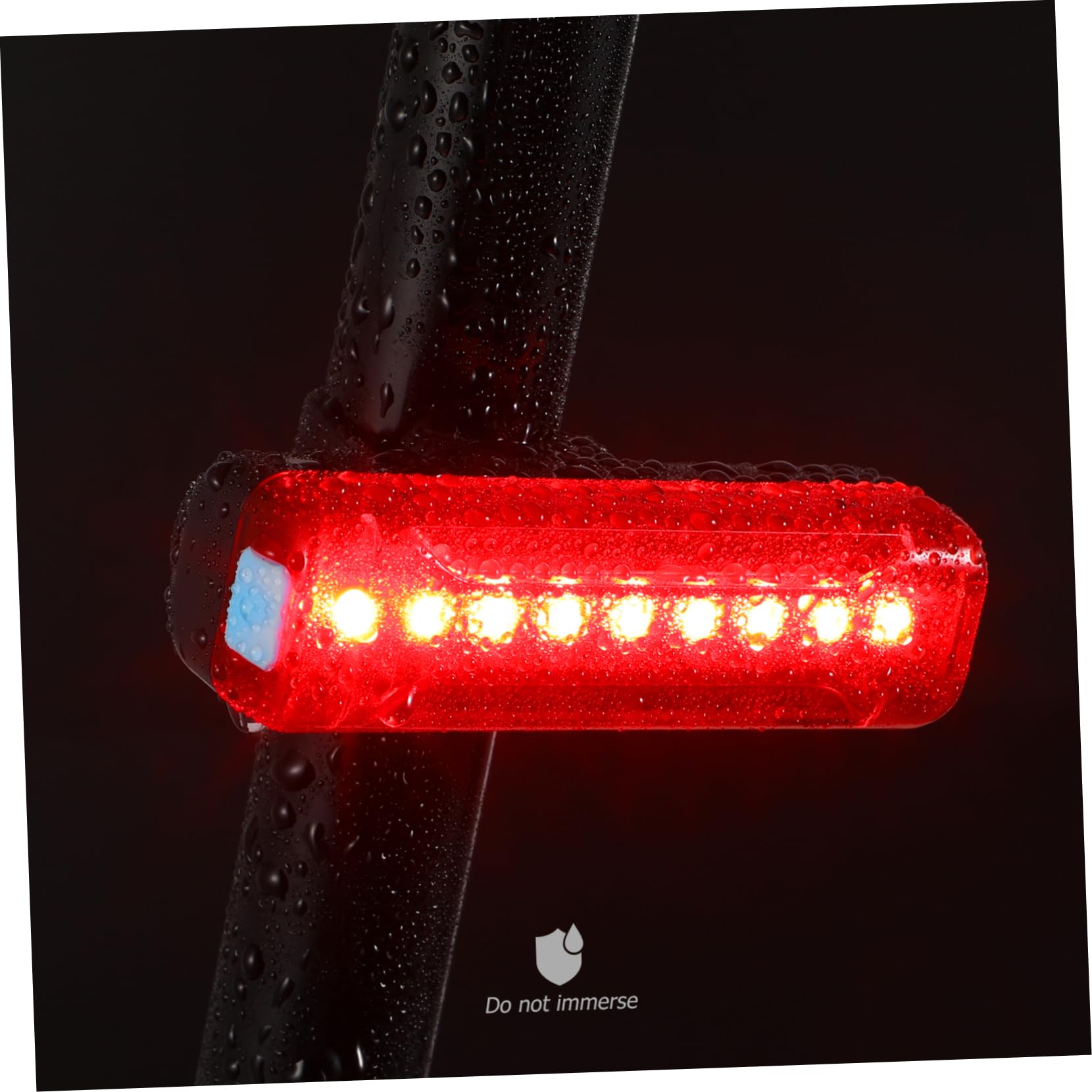 TOYANDONA 1 Juego Faro de Bicicleta Luces de Bicicleta Noche Faros Delanteros de Bicicleta luz de la Bici Bike Luces para Bicicleta luz Delantera de Bicicleta Faro para Ciclo AbS Negro