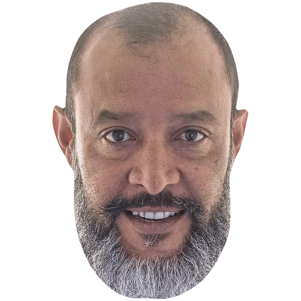 Celebrity Cutouts Lifelike Nuno Espirito Santo (Beard) Celebrity Mask, Flat Card Face, Fancy Dress Mask