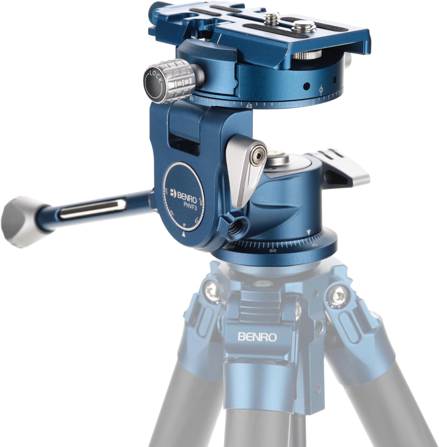 Benro Professional Hybrid Flip Head for DSLR/Mirrorless Video & Photo – Arca-Clamp, Vertical Portrait Mode, Dual Pan Controls for YouTube, Streaming & Vlogging (PHVF3)