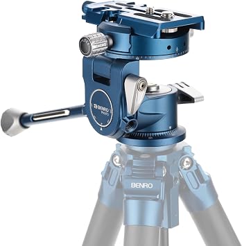 Benro Professional Hybrid Flip Head for DSLR/Mirrorless Video & Photo Arca-Clamp, Vertical Portrait Mode, Dual Pan Controls for YouTube, Streaming & Vlogging PHVF3
