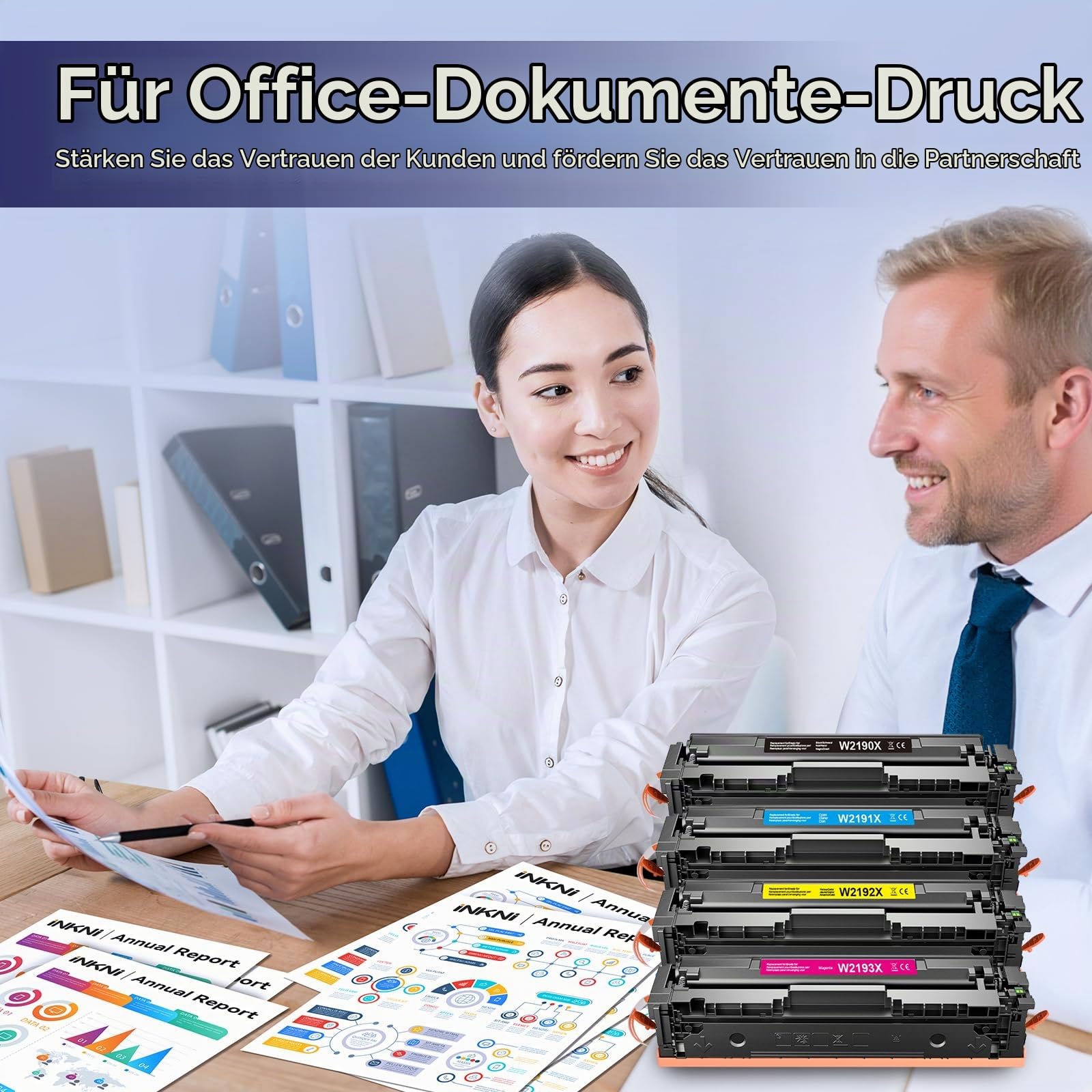 219X Mit Chip Kompatible für HP Color LaserJet Pro MFP 3302FDWG Toner 219X