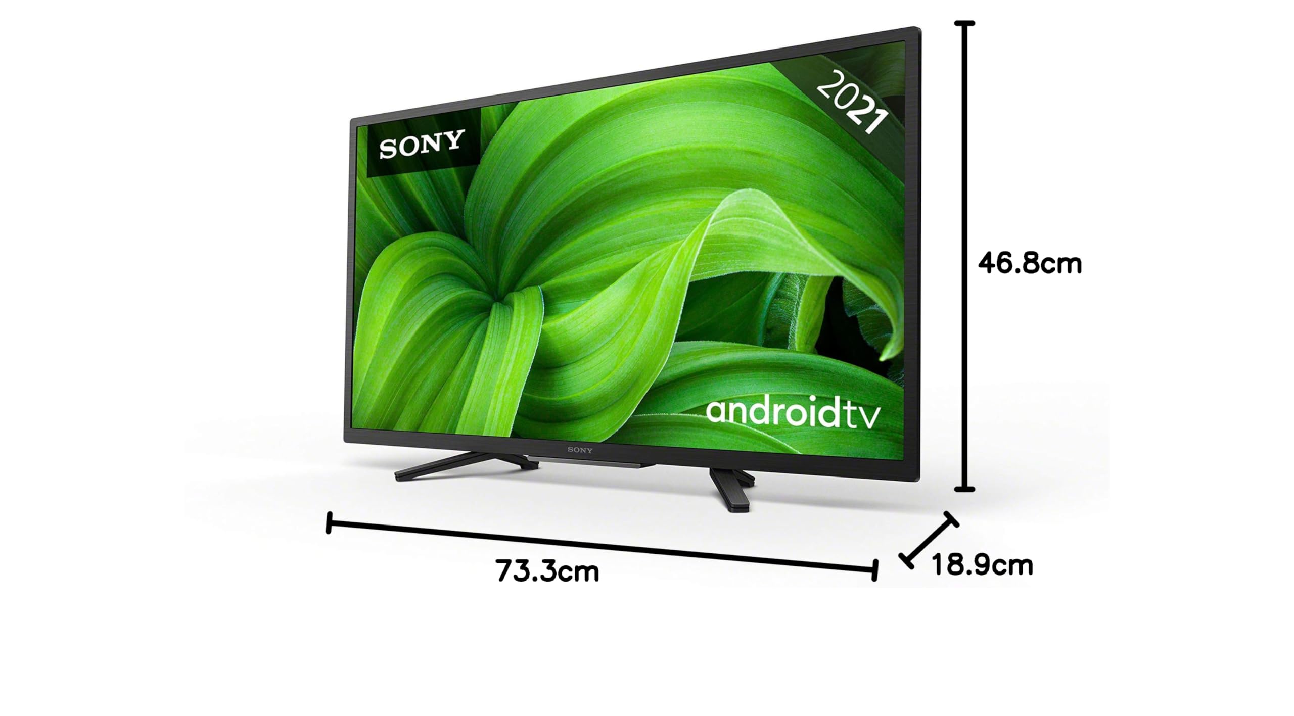 Sony BRAVIA KD-32W800-32 Pouces - HD - High Dynamic Range (HDR) - HDMI inclus- Android TV Noir