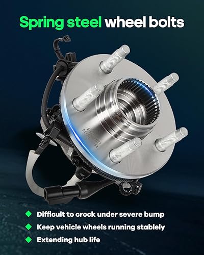 Miniatura 4 de SCITOO Conjunto de rodamiento de rueda delantera para Ford Ranger 1998-2000 1998-2000 para Mazda B2500 B3000 B4000 4WD 4x4 5 Lug 515027 X 2 Nuevo