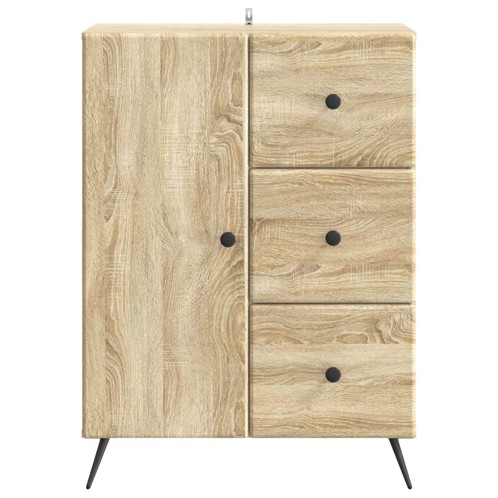 Credenza Buffet in Legno Rovere Sonoma 66x34,5x90 cm