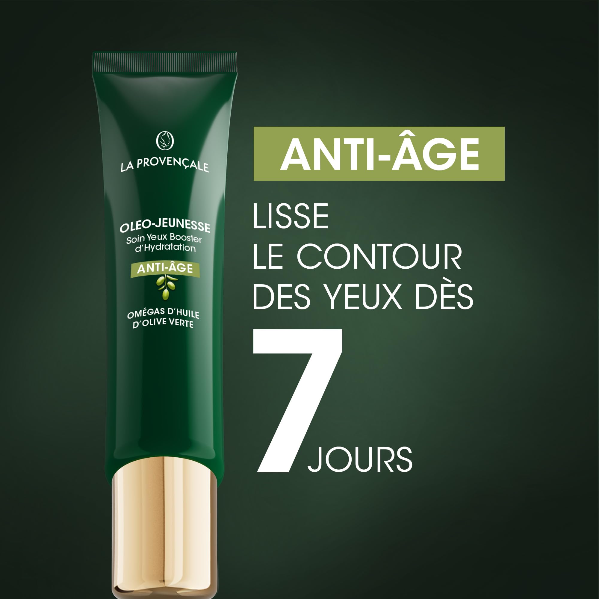 La Provencal - Anti-Aging Care Oczy - Organiczna certyfikowana pielęgnacja oczu - Organiczna oliwa z oliwek AOC Provence - dla wszystkich rodzajów skóry, nawet wrażliwej - 15 ml