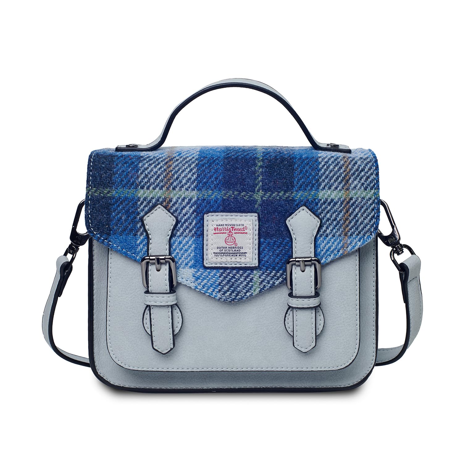 Islander® The Calton Satchel - Ladies Satchel With HARRIS TWEED - Small and Medium