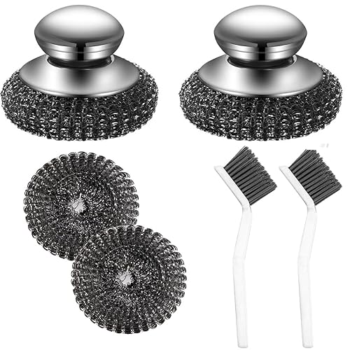 Steel Wool Scrubber, Oven Cleaner Brush, Stainless Steel Scrubber and