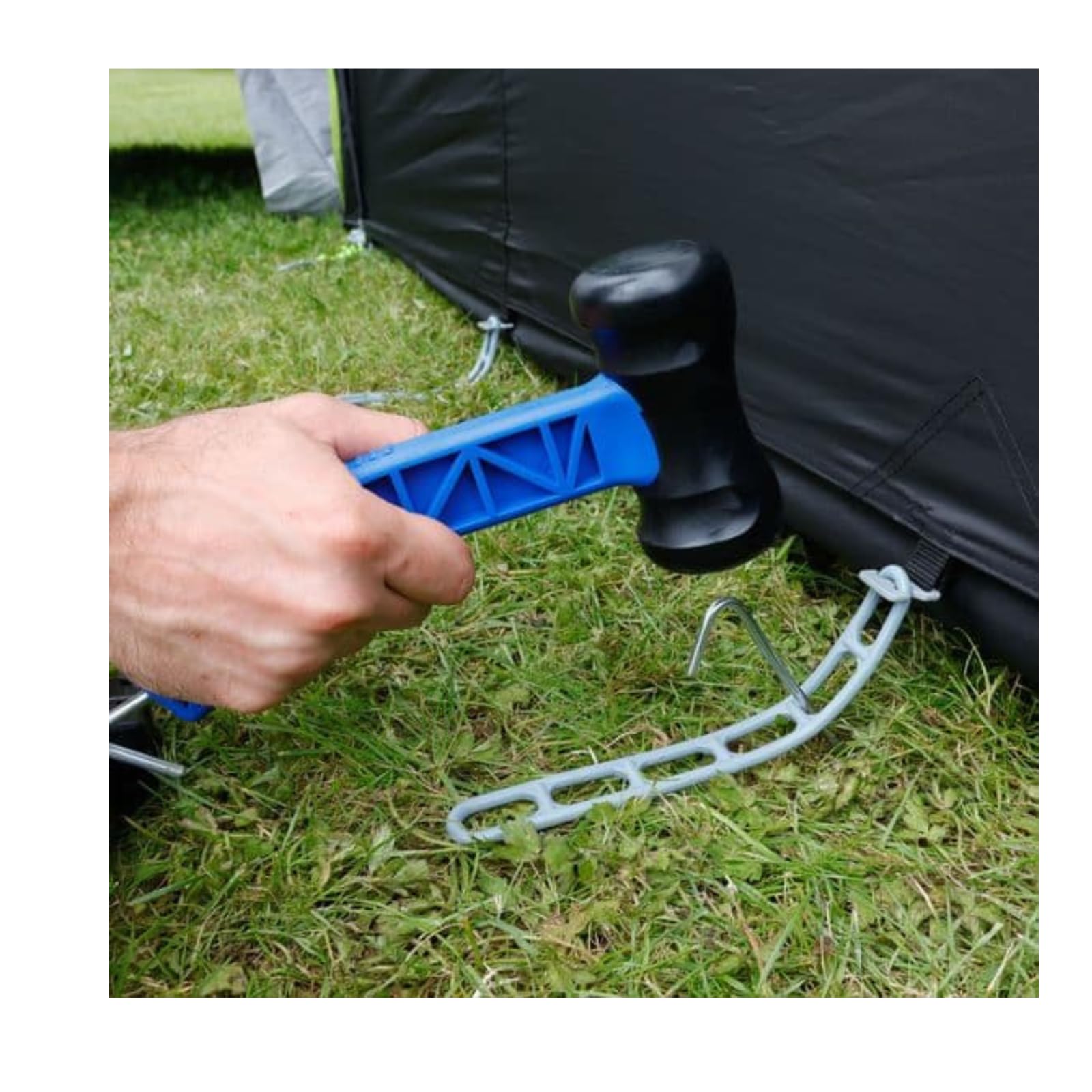 HowseHold Échelles pour auvent de caravane [Pack de 50] Sangles de tension extra robustes et résistantes aux vents/tempêtes - en caoutchouc flexible et solide