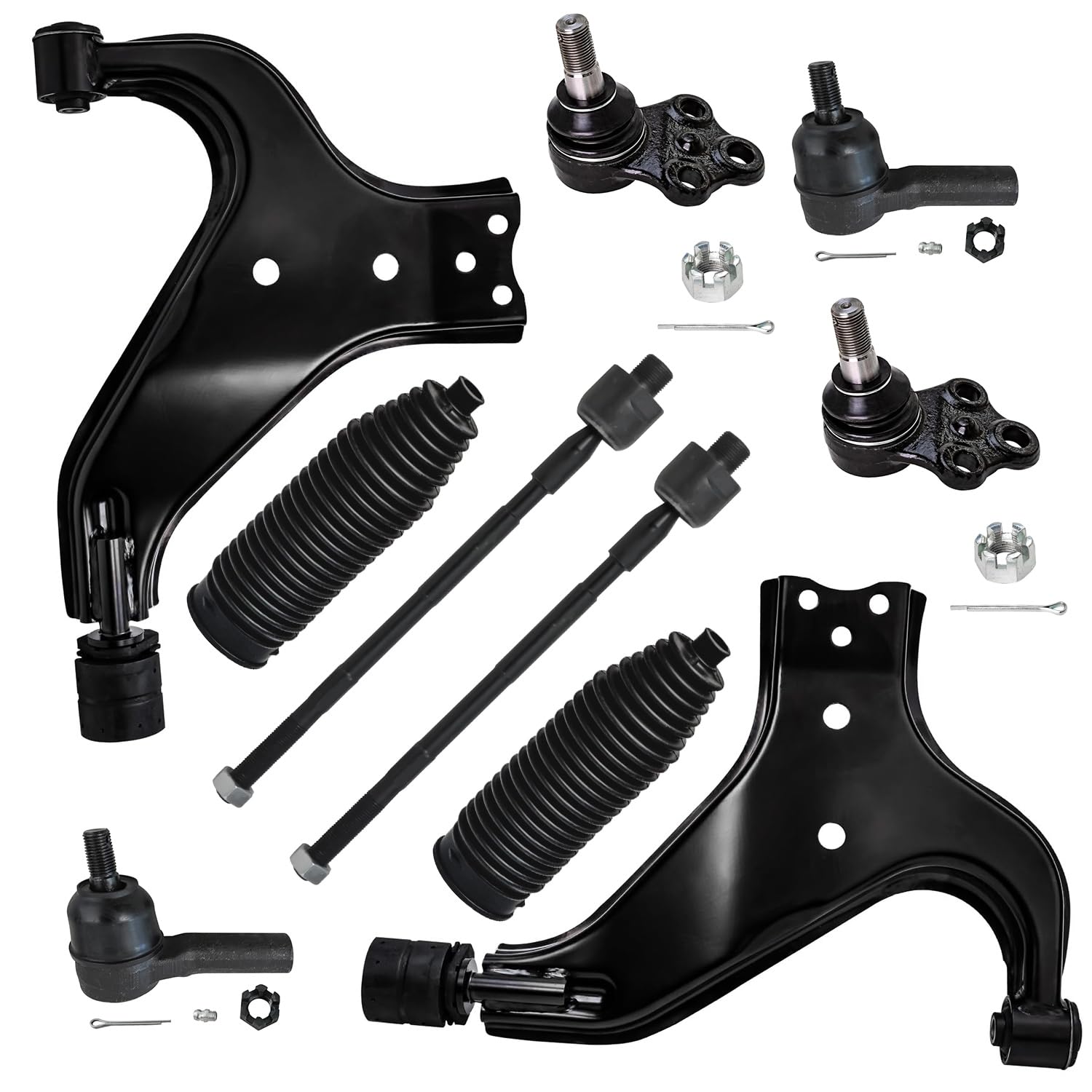 Detroit Axle - 10pc Front End Kit for 96-04 Nissan Pathfinder, 97-03