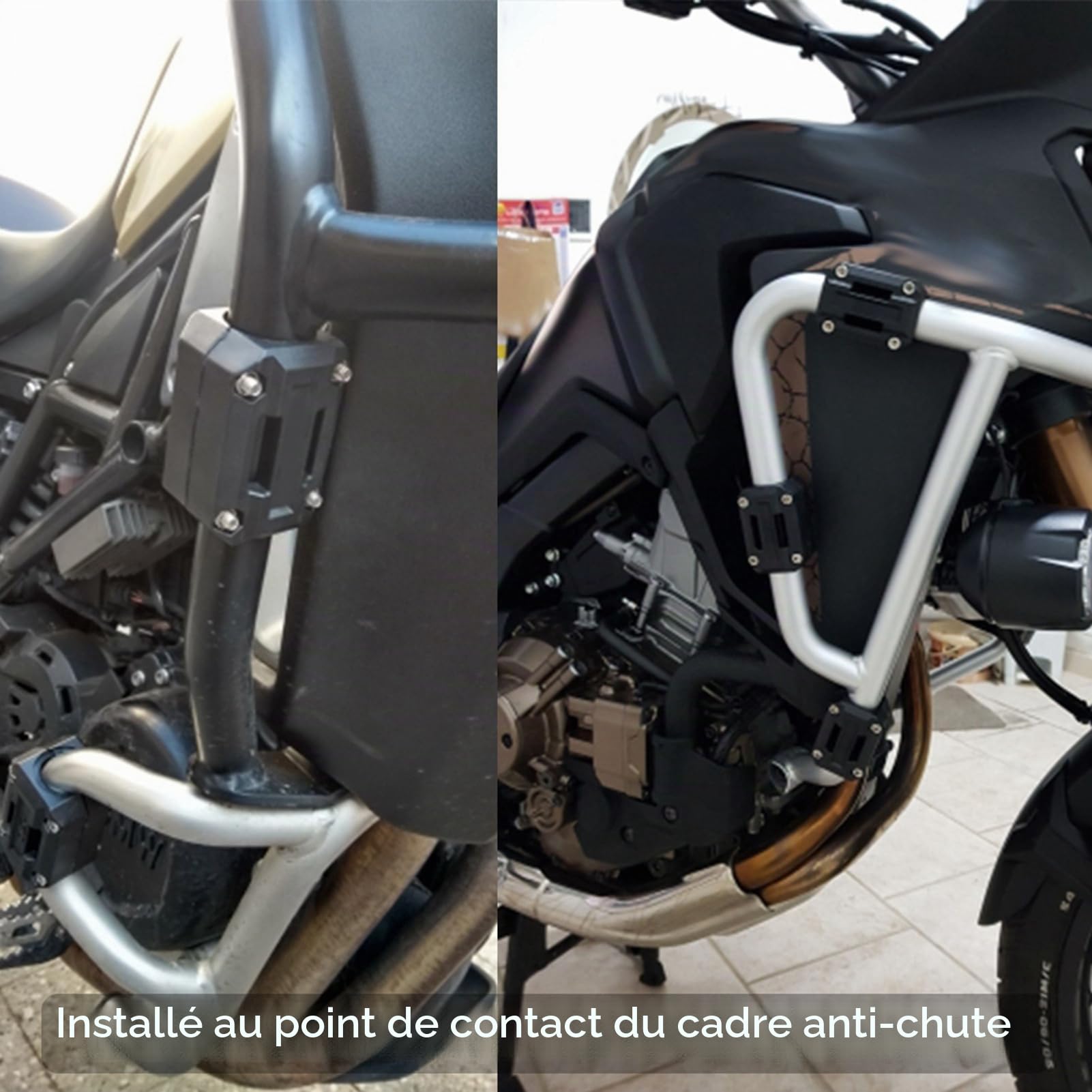 Bloc De Pare-chocs, 3 Paires De Protection De Moteur De Moto Universelle, Décor De Protection De Bloc De Pare-chocs, Blocs De 22/25/28 Mm, Curseur De Barre De Collision Adapté Pour R1200GS R1150GS