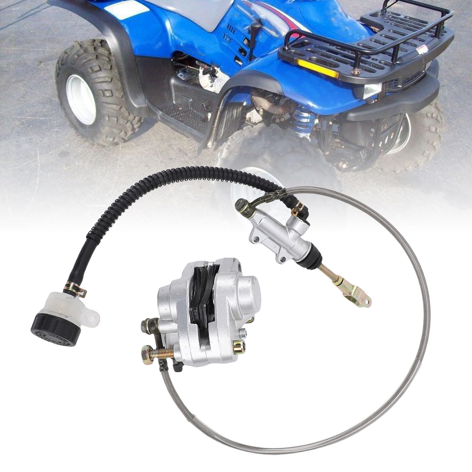 Gruppo Cilindro Principale e Pinza Freno Posteriore ATV con Tubo Olio per Polaris Trail Boss 325 330