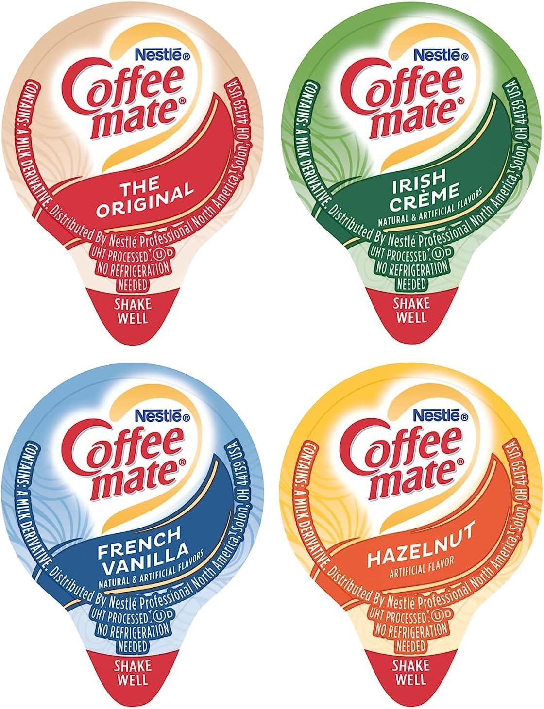 Coffee mate Liquid Creamer Singles Variety Pack, Individual
