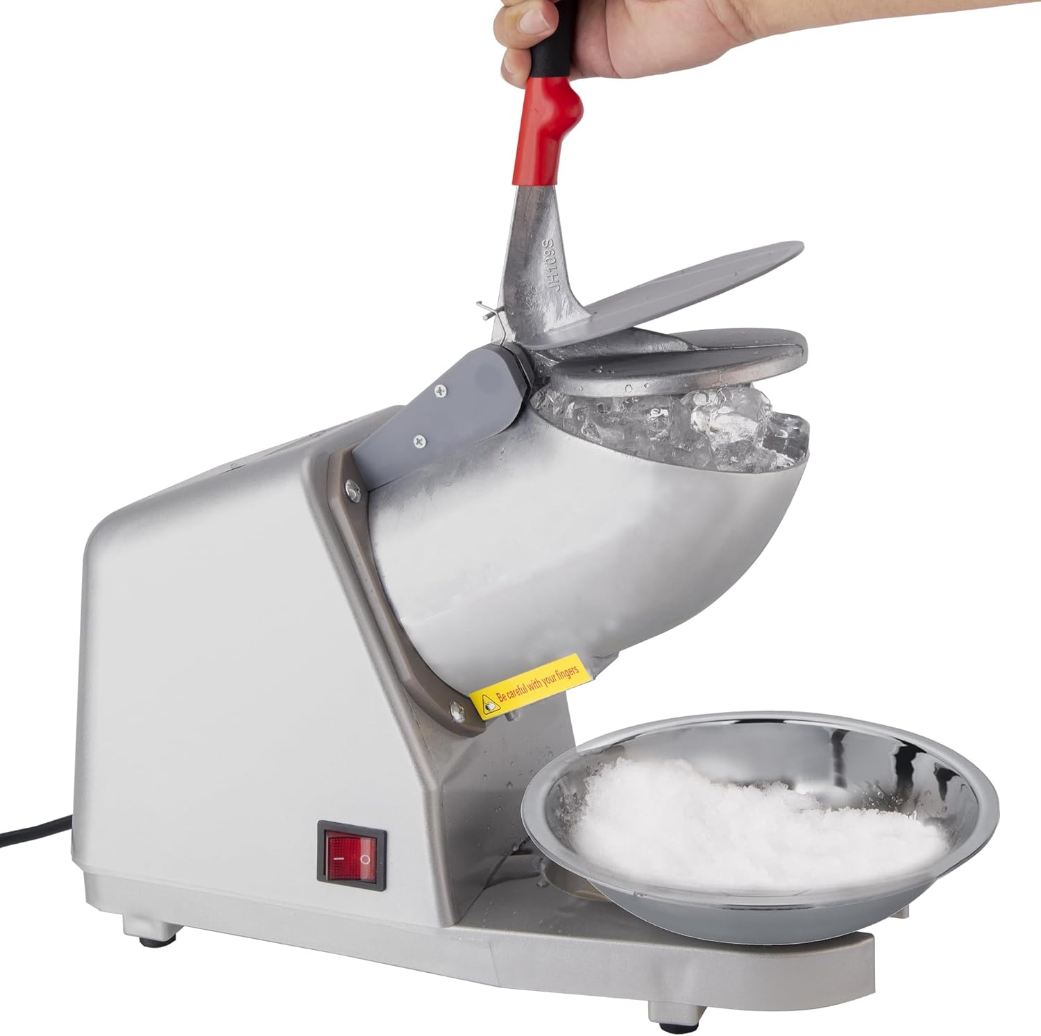 Electric Ice Shaver 4 Blades Ice Crusher Shaver 209lbs/hr Stainless Steel Ice Shaver Machine 300W Ice Crushers for Home Use 2200 RPM Ice Shaving Machine Commercial and Domestic Silver (FYZ-278-1) Electric Ice Shaver 4 Blades Ice Crusher Shaver 209lbs/hr Stainless Steel Ice Shaver Machine 300W Ice Crushers for Home Use 2200 RPM Ice Shaving Machine Commercial and Domestic Silver (FYZ-278-1)