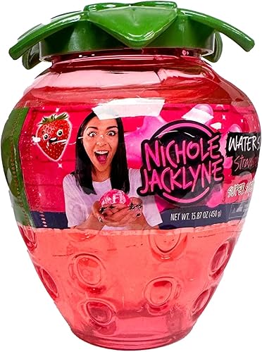 Miniatura 7 de Nichole Jacklyne - Juguete de limo de agua perfumado de fresa para niños, regalo sensorial no pegajoso para niños y niñas, alivio del estrés, regalo