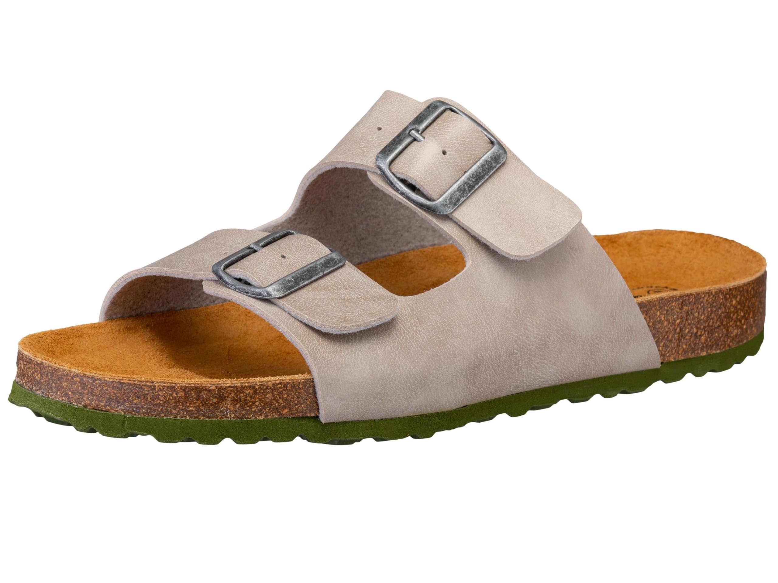 Lico Unisex Bioline Concrete Slippers, Beige, 4 UK
