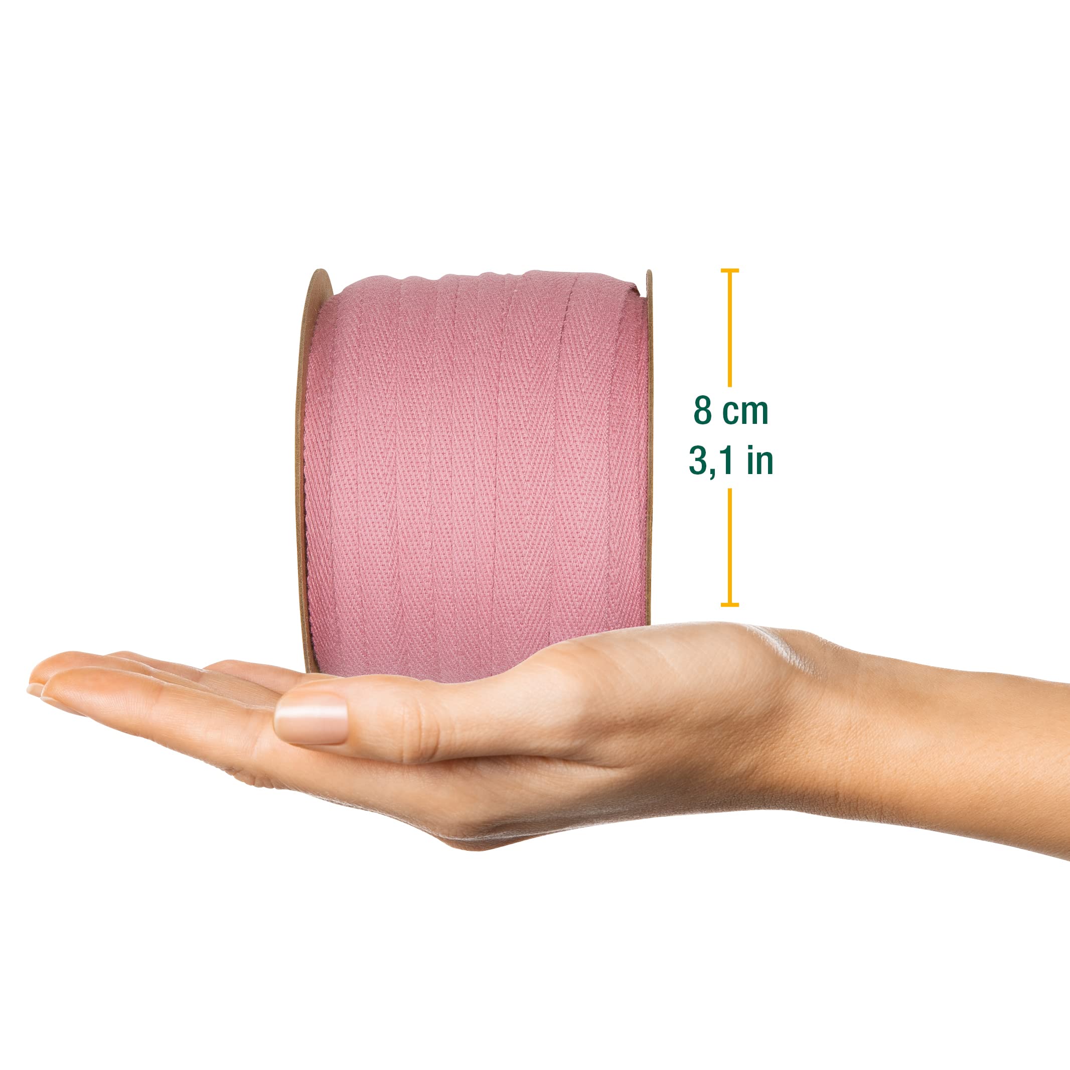 Halbach Seidenbänder Cotton Ribbon 10 mm x 30 m - Image 3