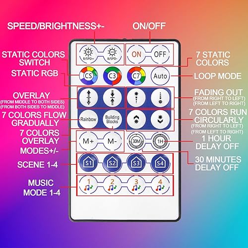 Miniatura 8 de 9.5 pies 510 luces LED inteligentes de árbol de Navidad, árbol artificial iluminado con estrella superior, sincronización de música con control