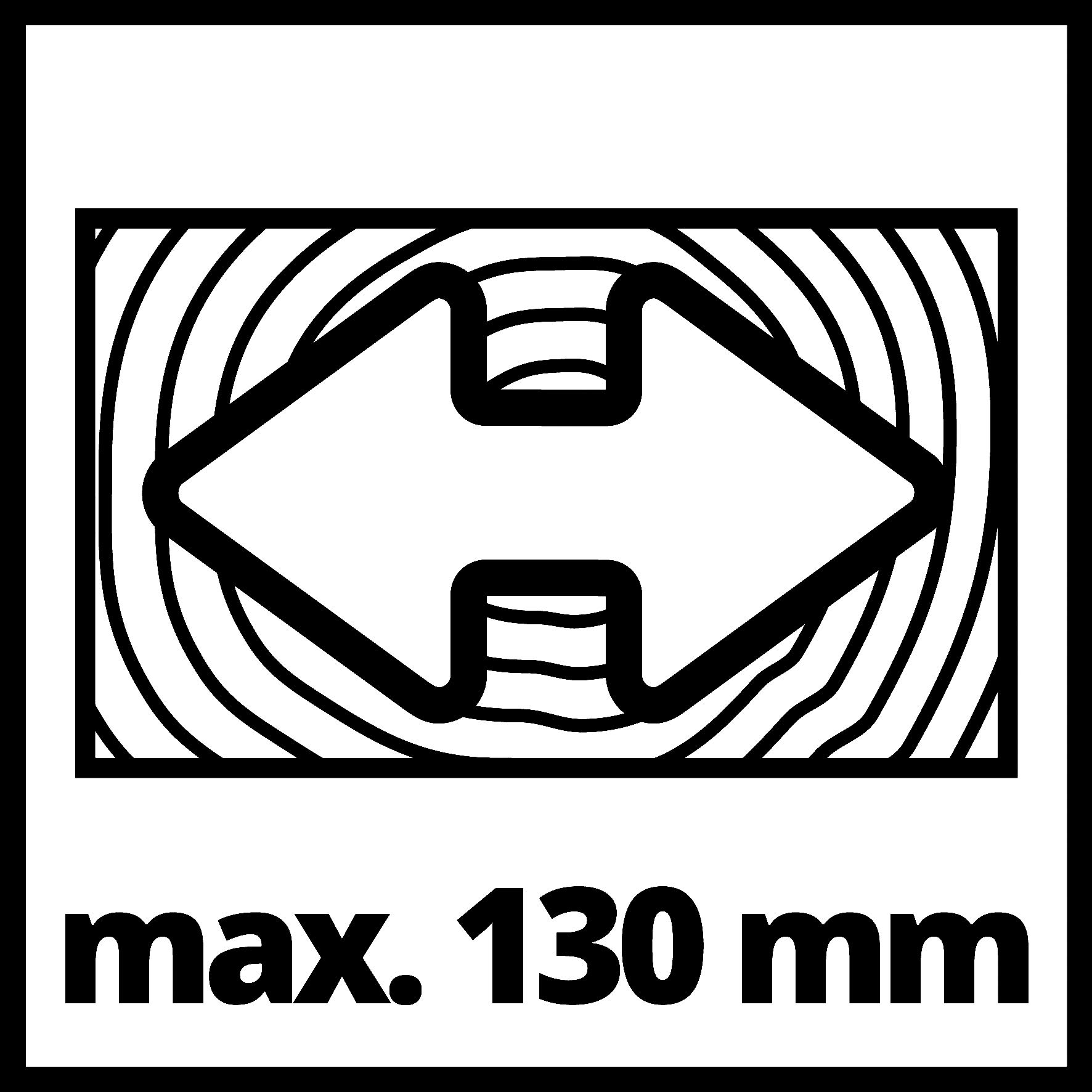 Einhell TC-MS 2513 L Troncatrice (230-240 V, 1600 W, giri al min. 4000, lama Ø250 x ø30 - 48 denti, inclinabile sinistra 0-45°, taglio max 130 x 75 mm)