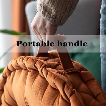 Round Seat Cushion Chair Pad Pillow Yoga Meditation Cushion Indoor Outdoor Pad 24 Patio Furniture Cushions(G7,2 PCS)