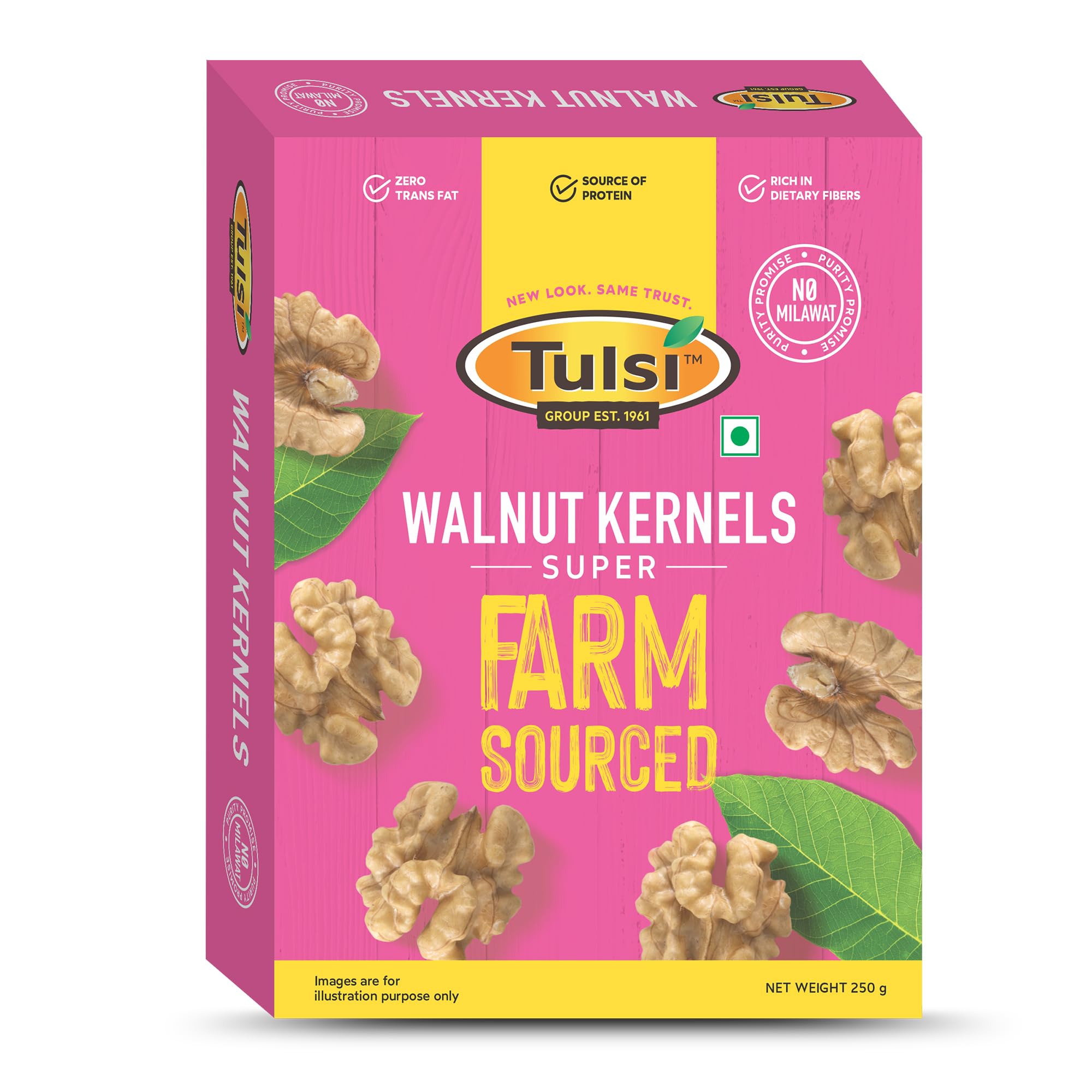 Tulsi California Walnut Kernels Super 250g | Brain Food | Without Shell | Akhrot Giri | Rich in Omega-3 | Delightful Snack | Crunchy Nuts | Rich in Dietary Fiber-image-6