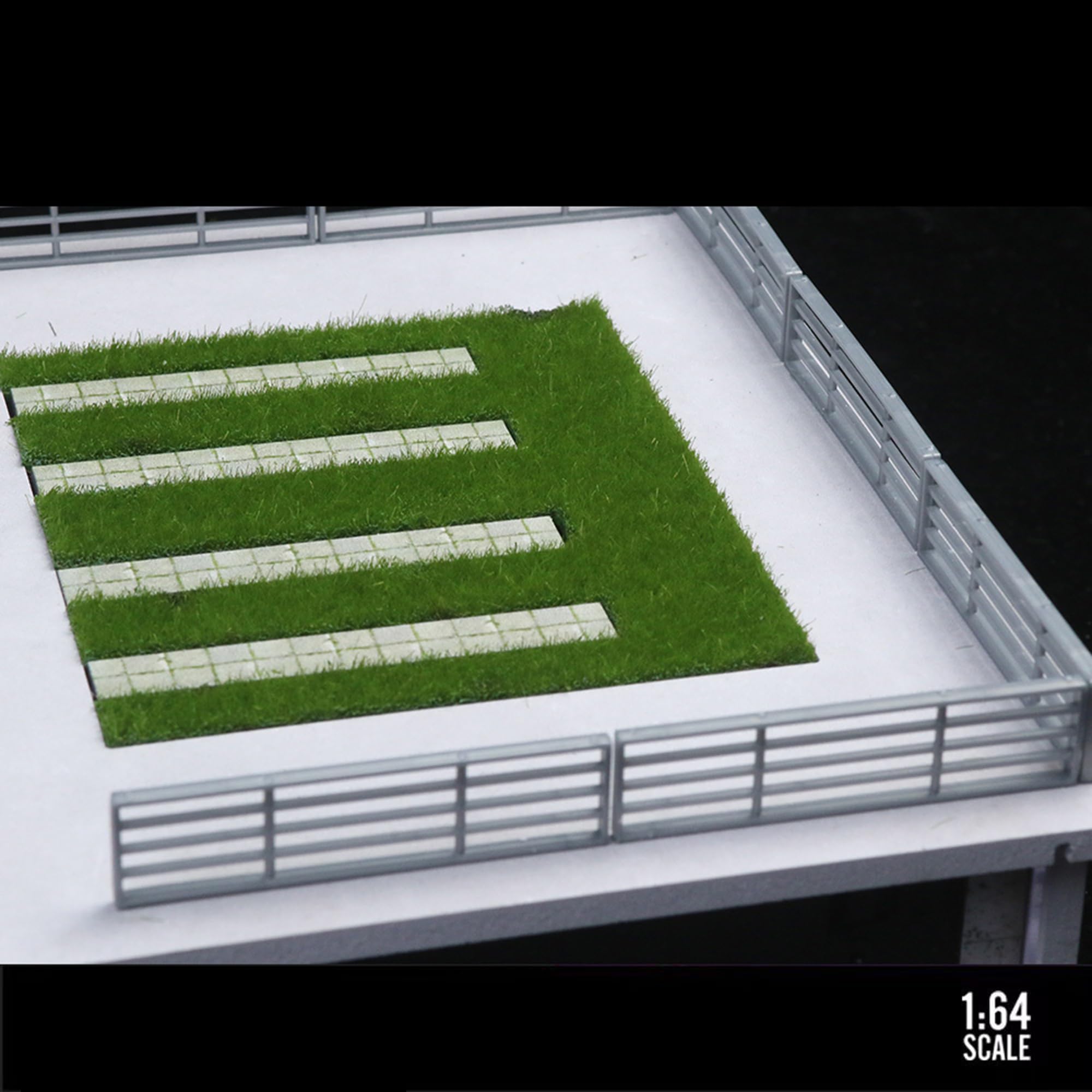 Modello moderno del garage della villa di Diorama della scala 1:64