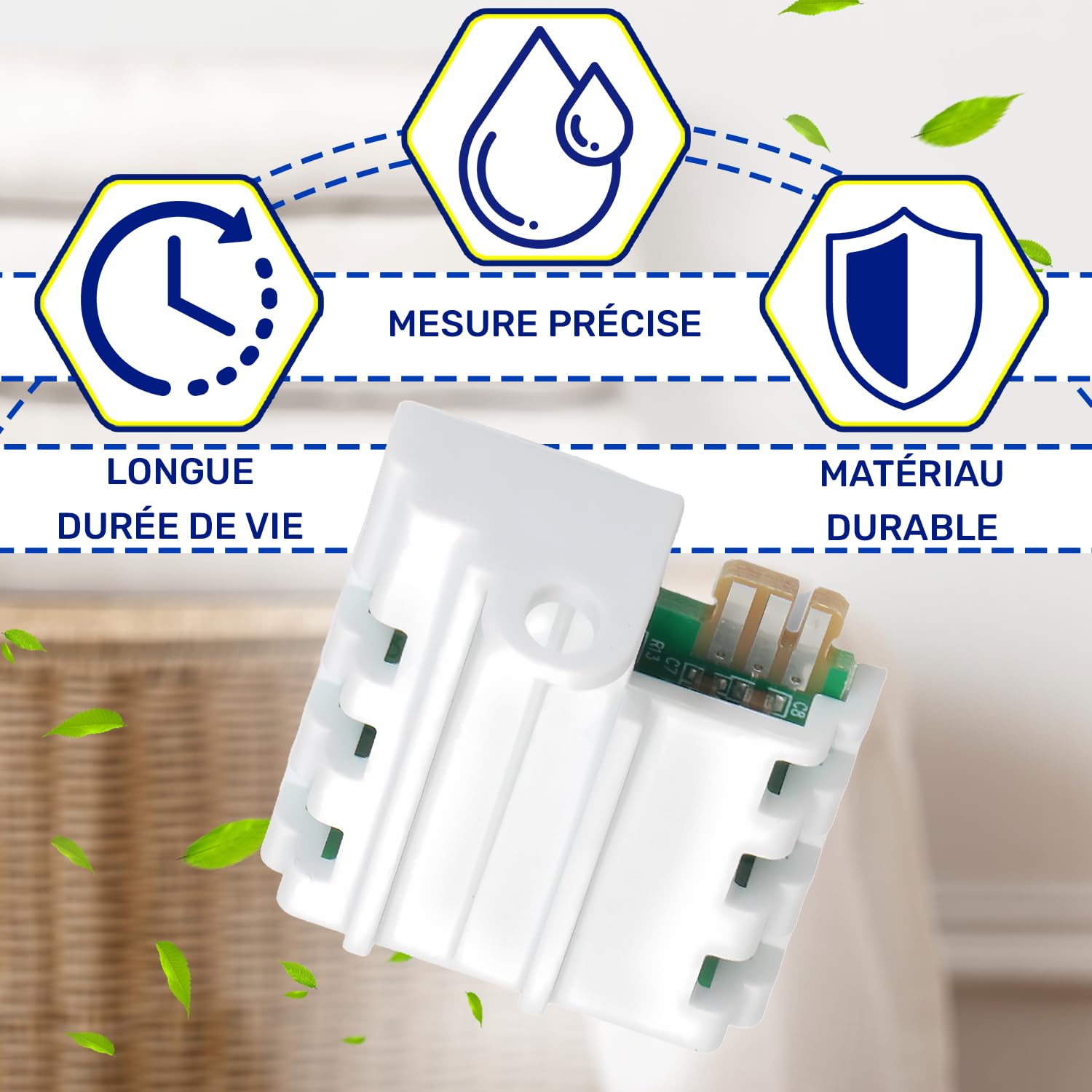 Capteur d'eau de niveau pour sèche-linge avec code original C00628635 488000628635 pour Ariston pour Indesit. MONTERAL