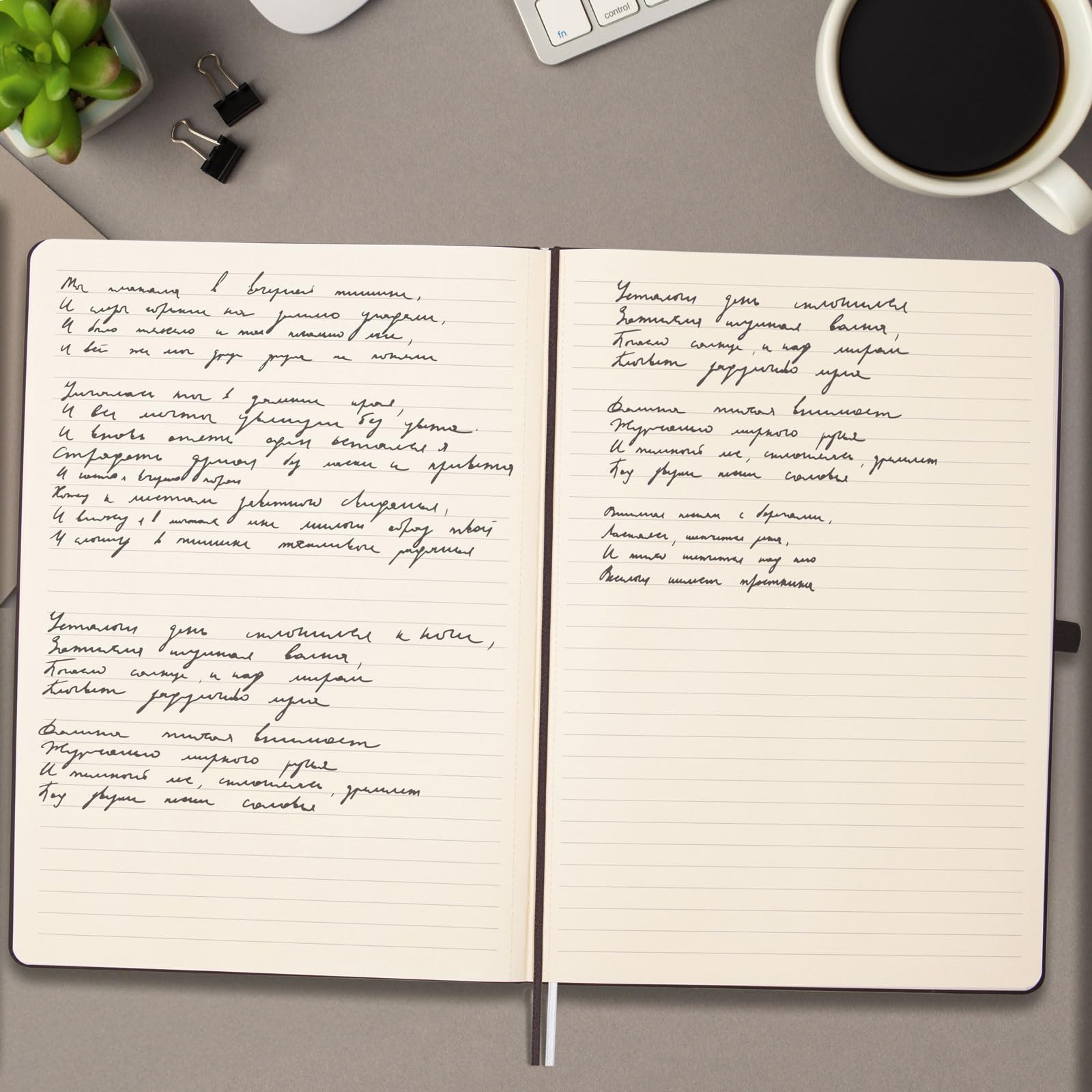 FINOCAM - Nexo Notebook with Hard Cover Horizontal Ruled Navy Blue, B5 - Image 3
