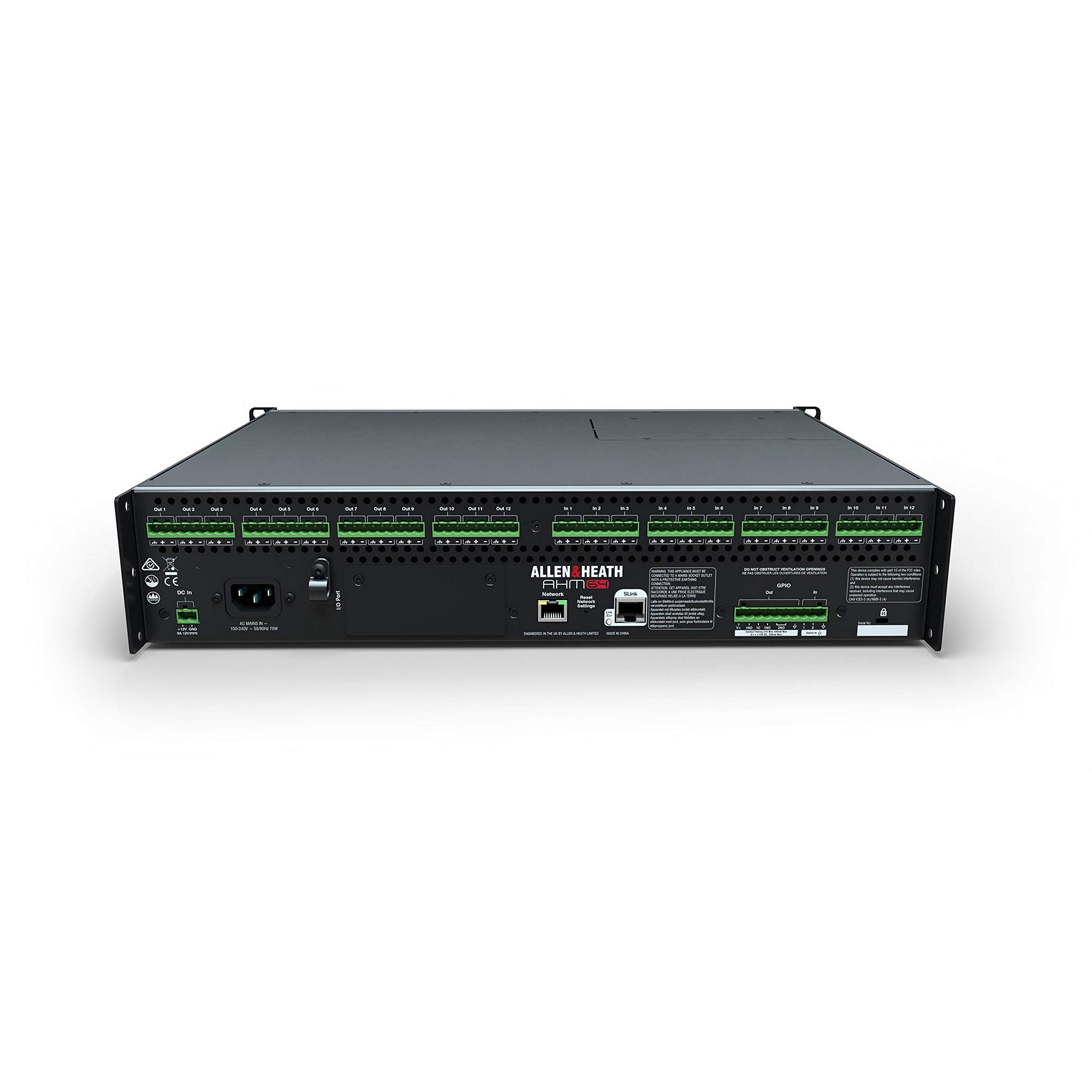 Amazon.com: Allen & Heath AHM-64 64x64 Audio Matrix Processor
