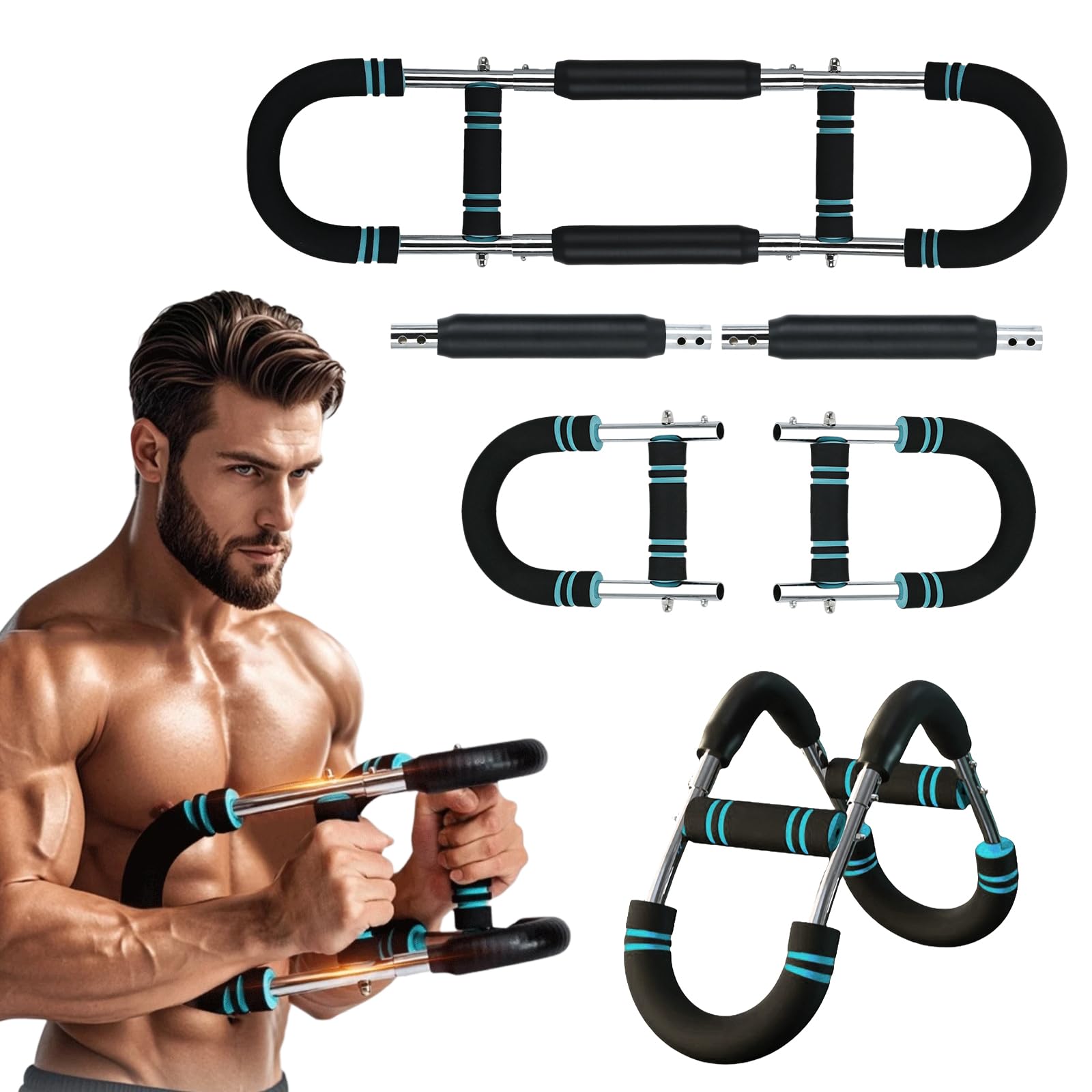 COVVY Twister Arm Exerciser for Men, 60-110Lbs Adjustable