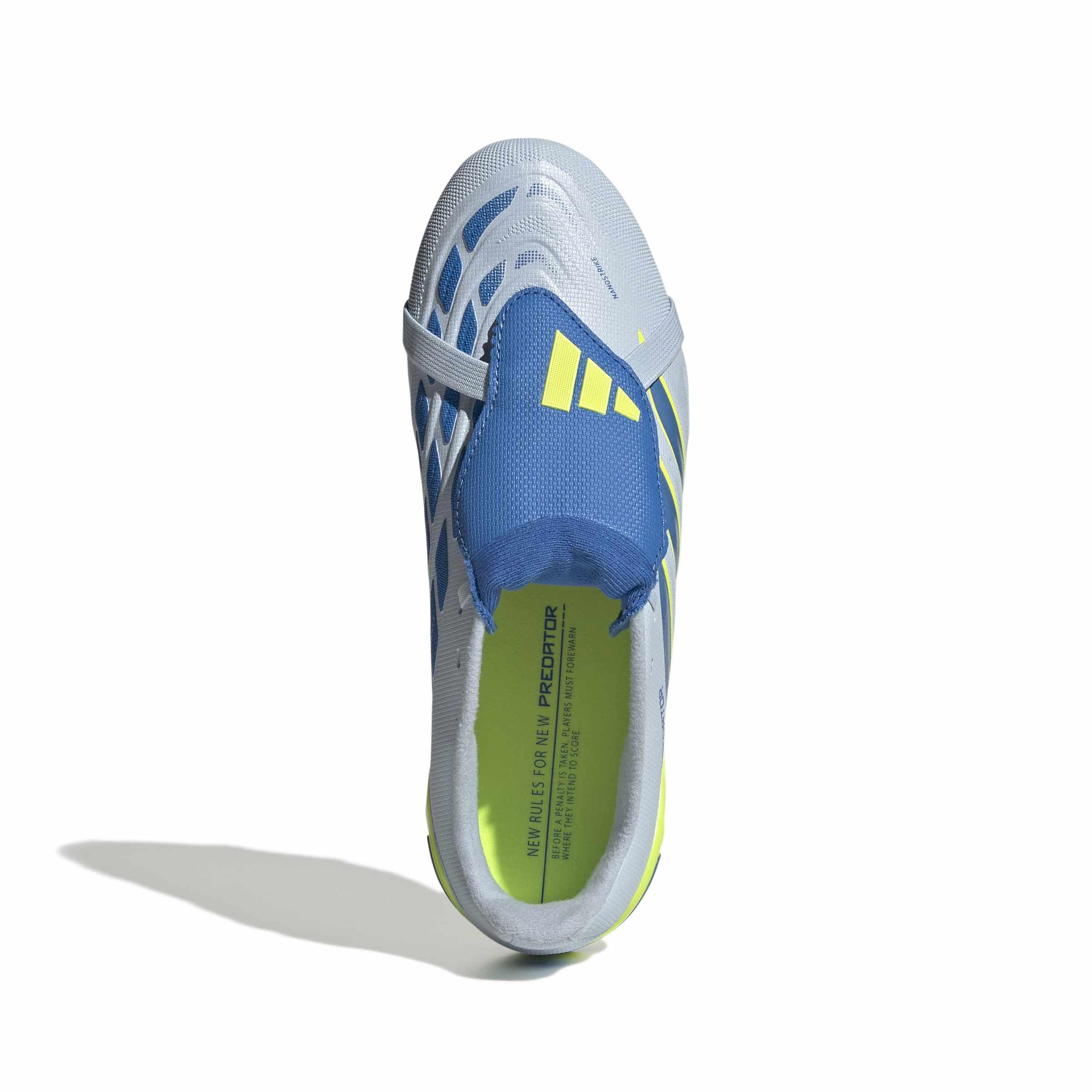 adidas Unisex Kids' Bota de fútbol con lengüeta Plegable Predator League césped Natural seco