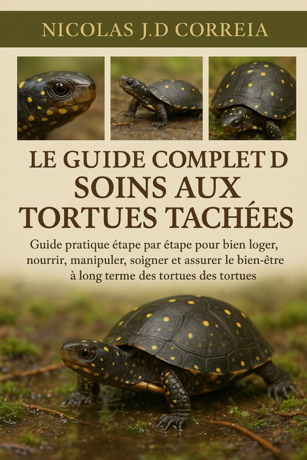 LE GUIDE COMPLET DE SOINS AUX TORTUES TACHÉES: Guide pratique étape par étape pour bien loger, nourrir, manipuler, soigner et assurer le bien-être à long terme des tortues.