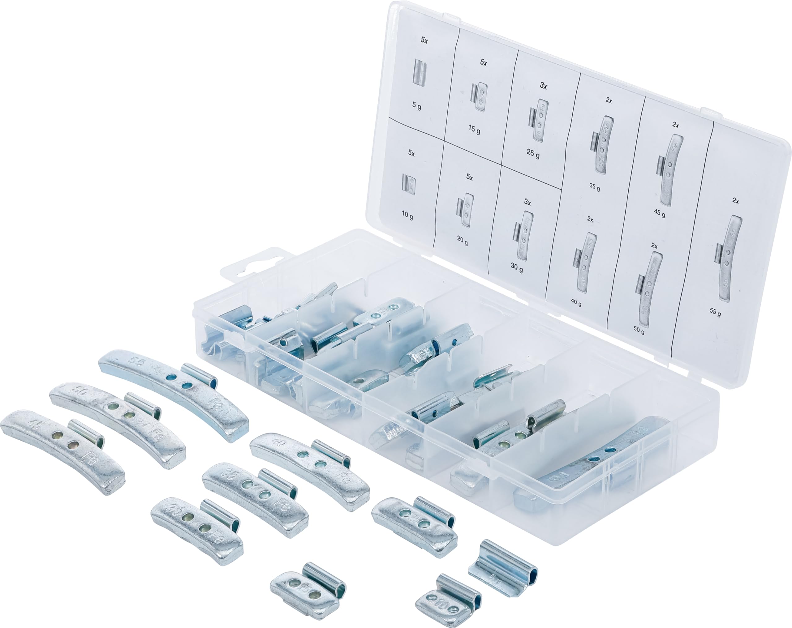 9449 | Wheel Balancing Weight Assortment | 36 pcs.