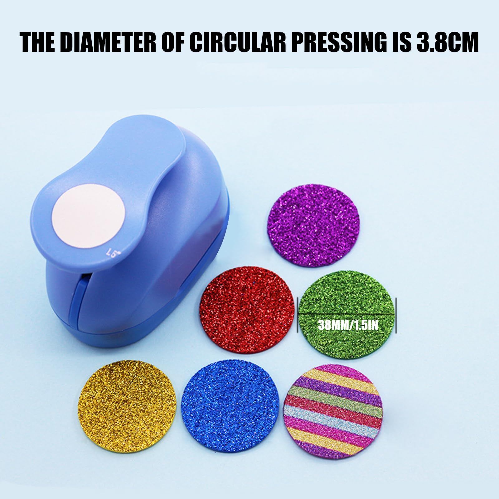 Perforateur rond portable, poignée ergonomique, papier, XXL
