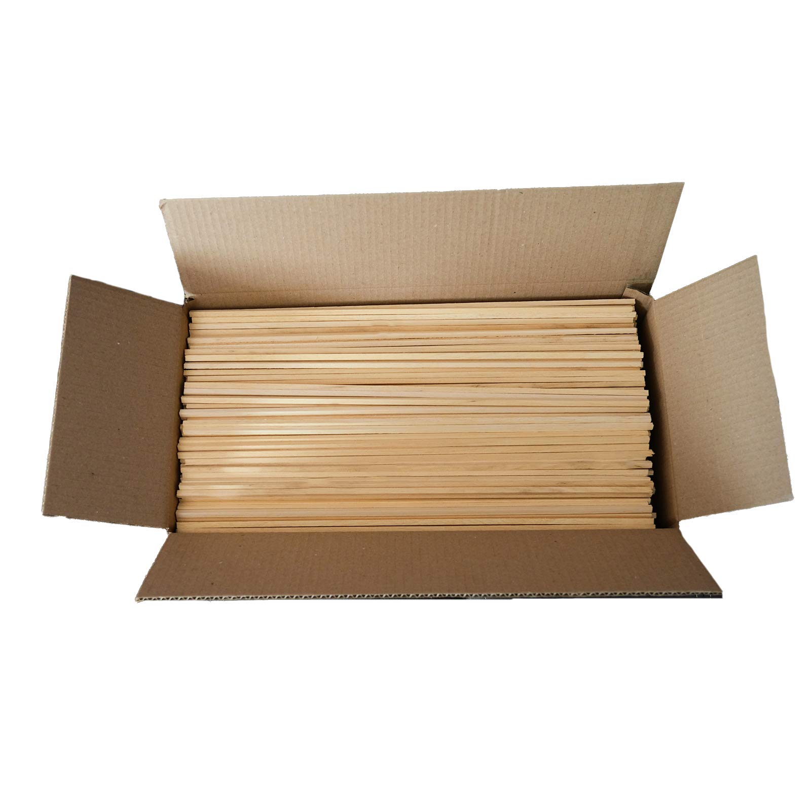 Palos cuadrados de madera.