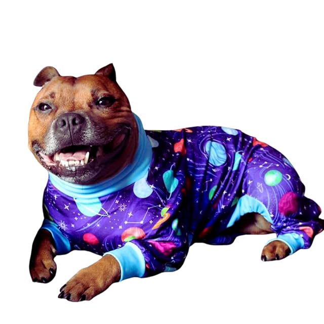 Spark Paws Pijama para perro, traje de recuperación para perro, mameluco