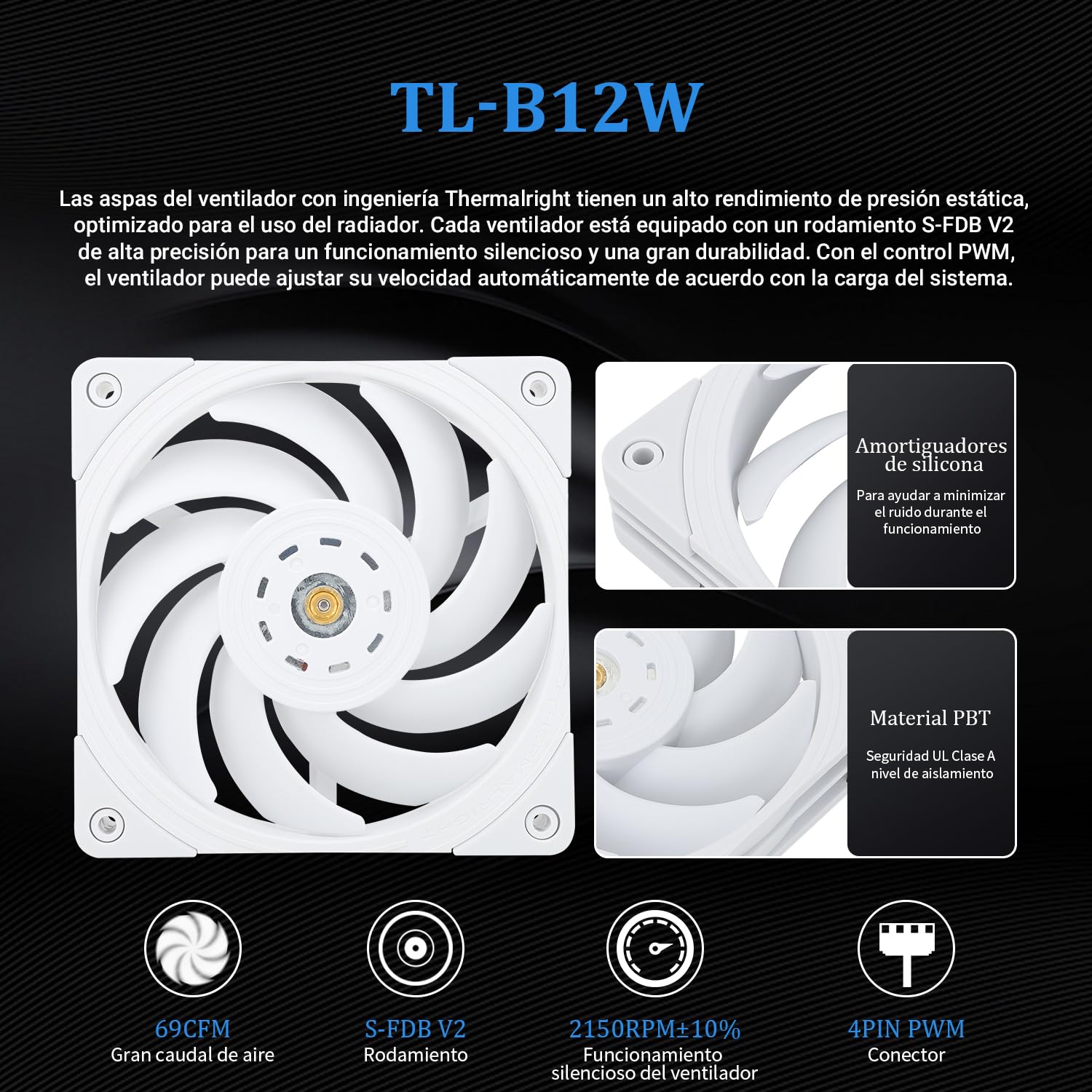 TR Frozen Edge 360 biały z wentylatorem PWM 120 mm, specyfikacja 360 White Cold Row, zintegrowany radiator wody do AMD/AM4/AM5, Intel LGA1700/1150/1151/1200/2011